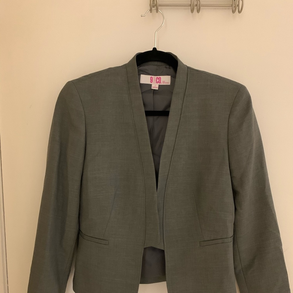 Grey office jacket size 2